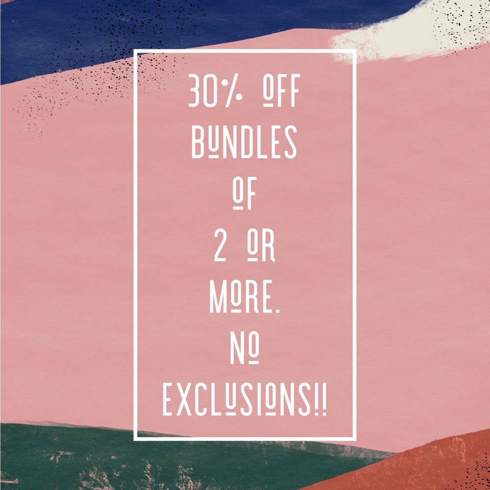 Bundle Sale! 30% off all 2+ bundles, no exclusions